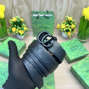 First Copy Gucci Reversible Buckle Belt Black/Brown