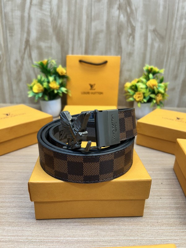 First Copy Luxury Reversible Eagle Buckle Belt Black/Brown - Image 2