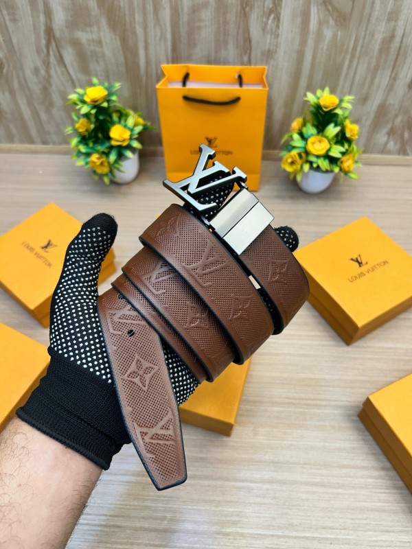 First Copy Luxury Reversible Buckle Belt Black & Brown - Image 2