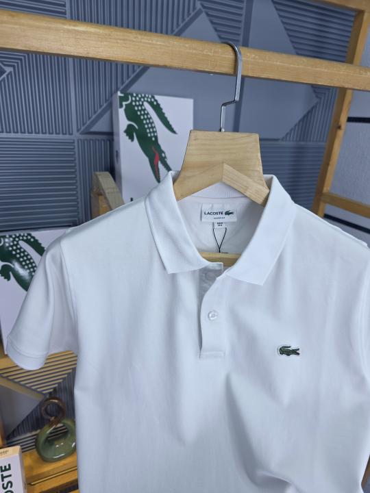 First copy Lacos te polo tshirt white for men’s - Image 3