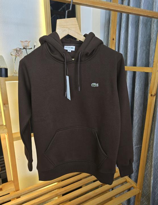 First copy Lacoste hoodies Brown M446-BR