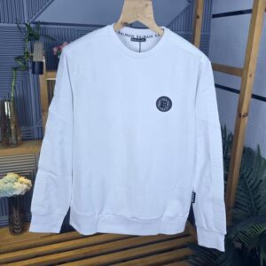 First copy Bal main white sweat shirt M444-WH