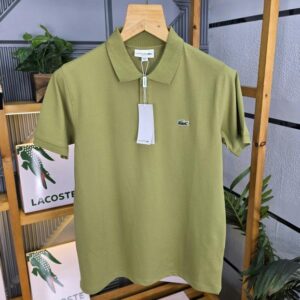 First Copy Lacos te mustard yellow polo tshirt Chs 1773