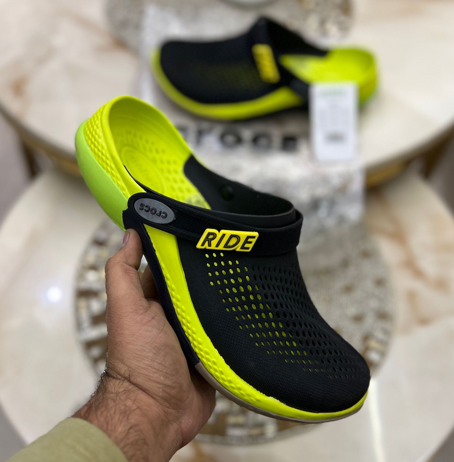 Buy first copy crocs literide 360 neon green