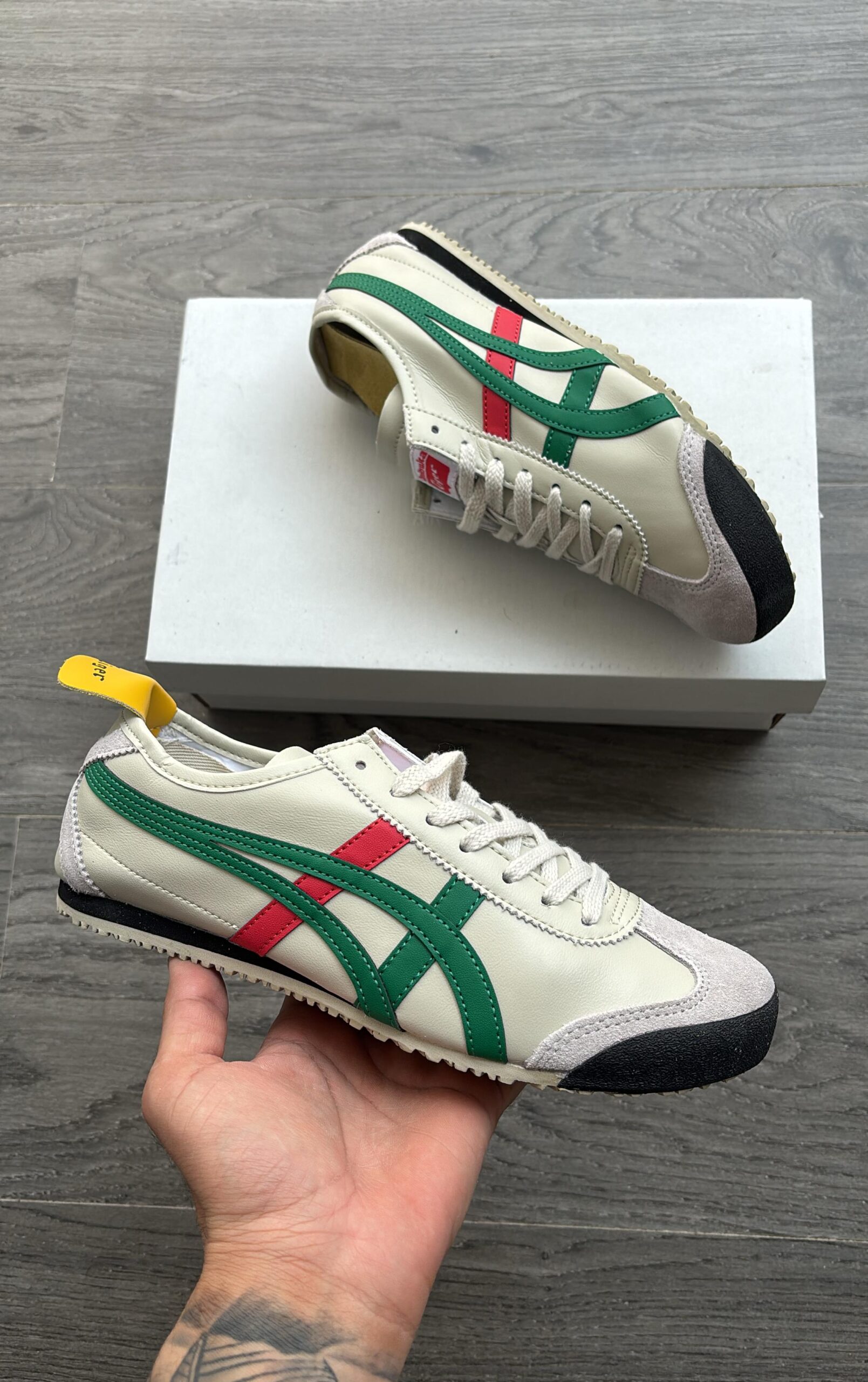 UA Quality Onitsuka tiger shoes birch green