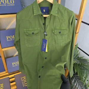 First copy RL polo denim green shirt K152-GR