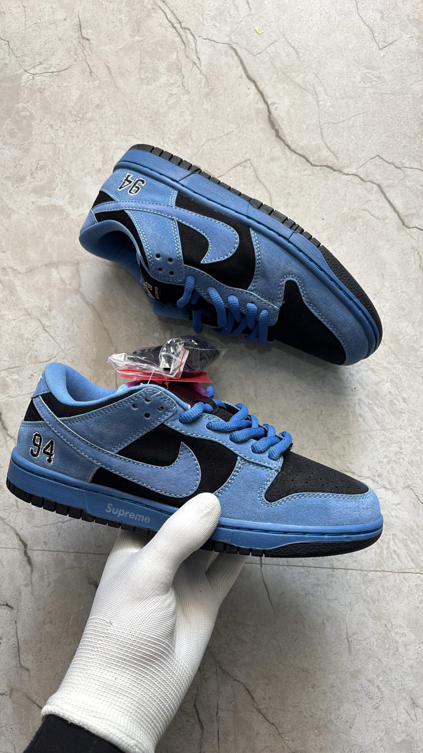 Premium SB dunk suede blue 94