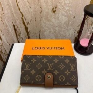 First copy LTVN long wallet brown 61728